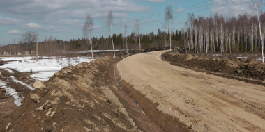 Kaarepere viadukti ehitus üle raudtee