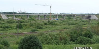 Kroodi viadukti valmis ehitamata osa ehitus